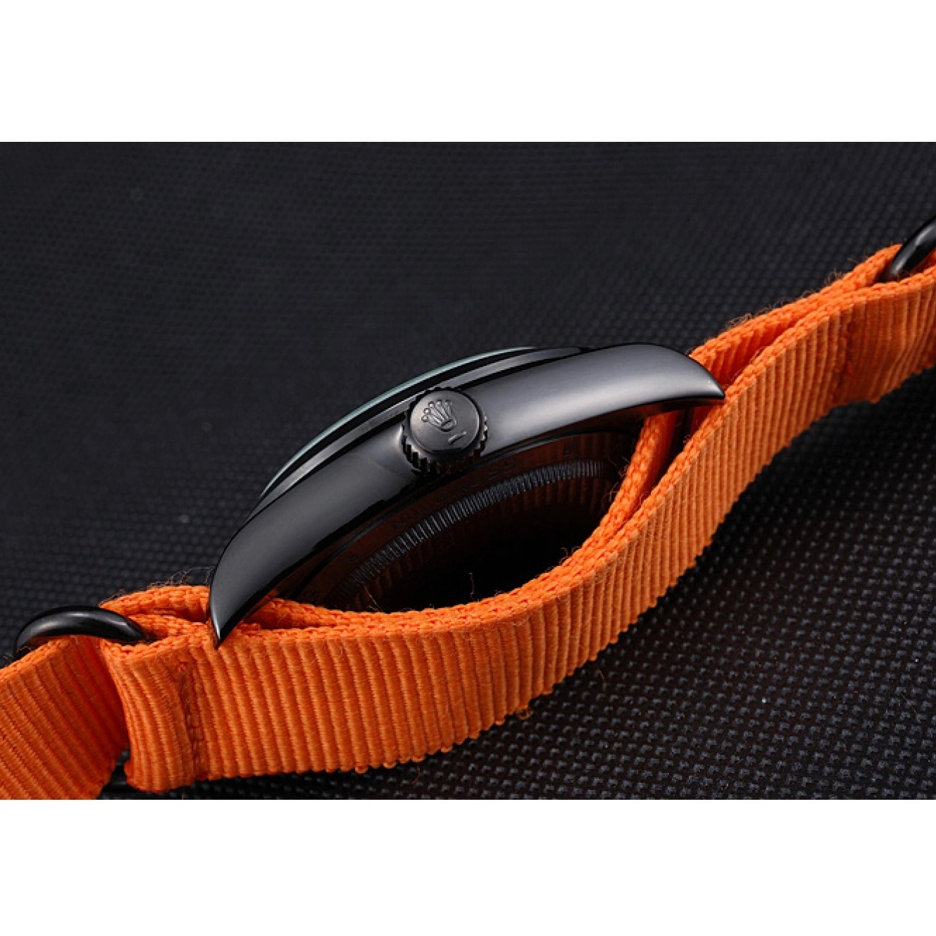 AAA replica watch Bamford Strap Rolex Milgauss Orange 622003 Nylon 0731